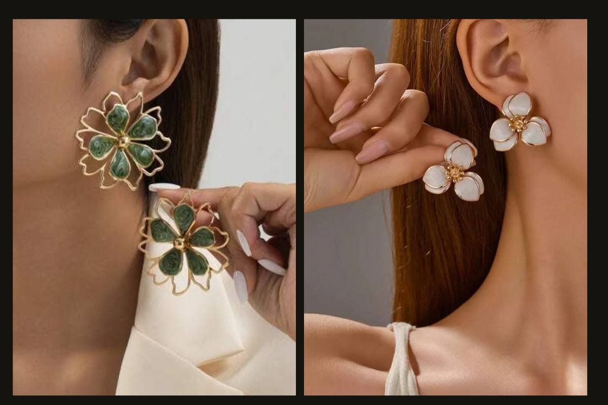 Earrings for Formal Wear Women: प्रोफेशनल लुक के साथ स्टाइलिश दिखने के लिए चुनें ये नए ईयररिंग्स डिजाइन 1 फॉर्मल वियर के लिए हूप ईयररिंग्स (Hoop Earrings for Formal Wear Women)
