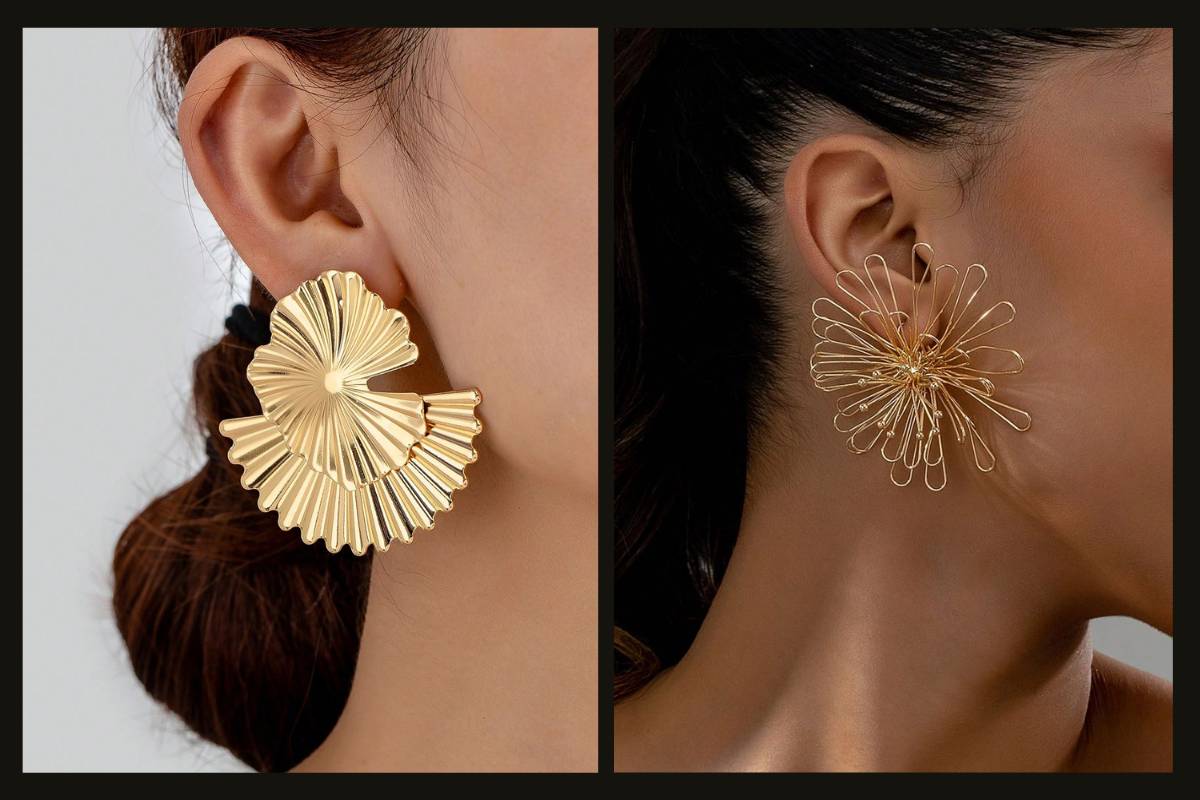 Earrings for Formal Wear Women: प्रोफेशनल लुक के साथ स्टाइलिश दिखने के लिए चुनें ये नए ईयररिंग्स डिजाइन 2 ऑफिस वियर के लिए स्टड ईयररिंग्स (Stud Earrings for Women Office Wear)
