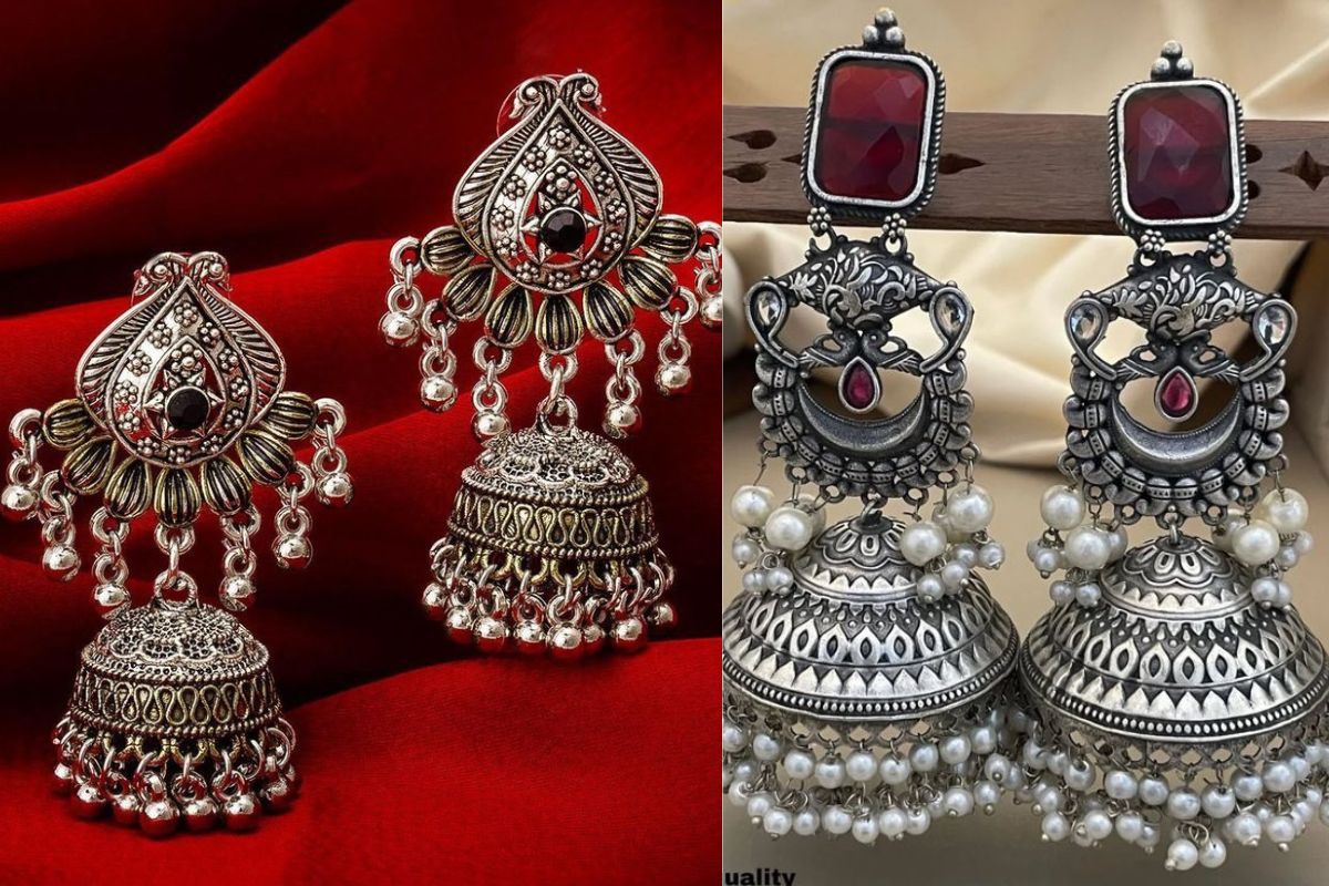 Trending Silver Boho Jhumkas 1
