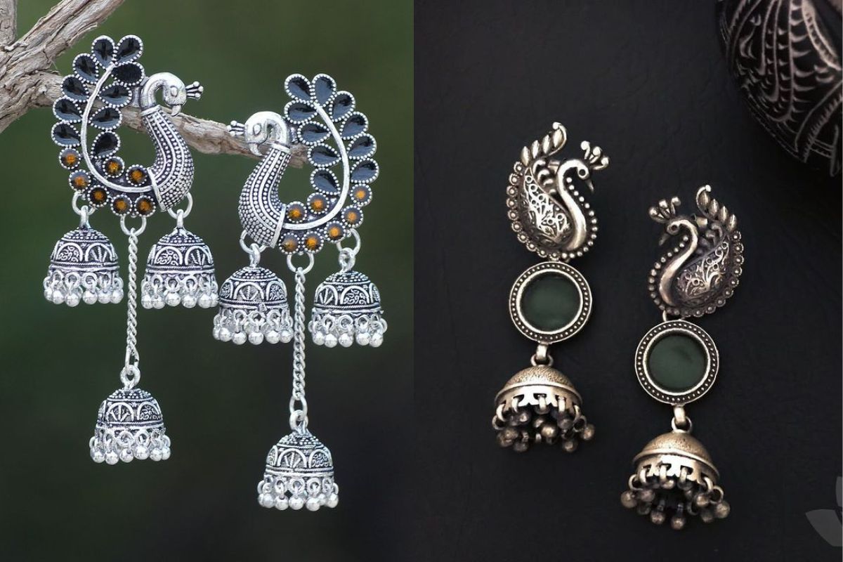 Trending Silver Boho Jhumkas 6