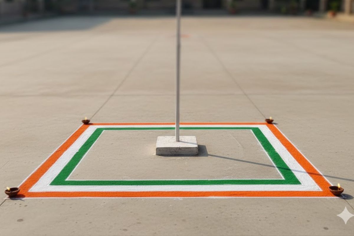 border rangoli design