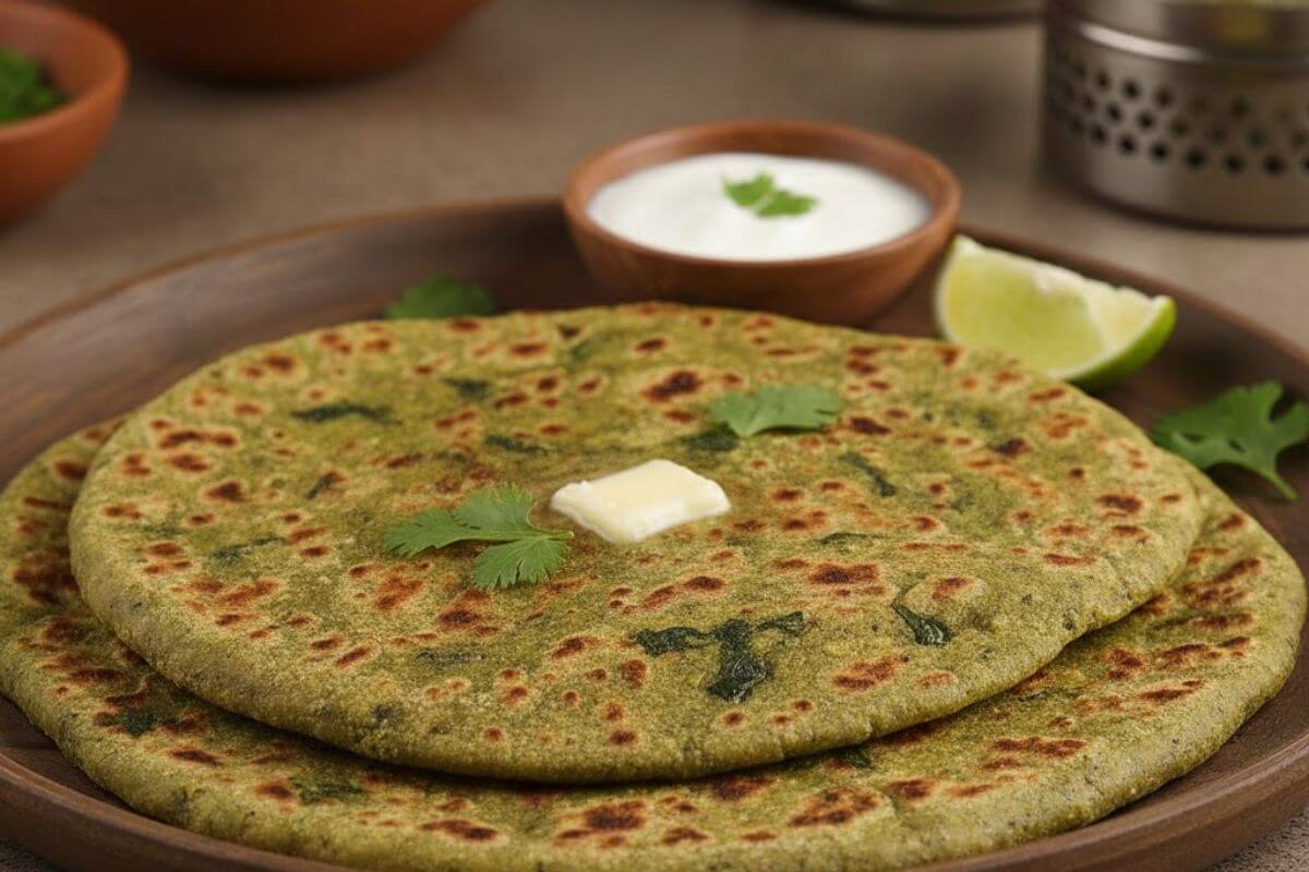 palak paneer paratha