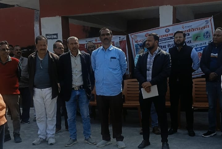 फाइलेरिया से बचाव हेतु निशुल्क दवा वितरण शिविर का आयोजन