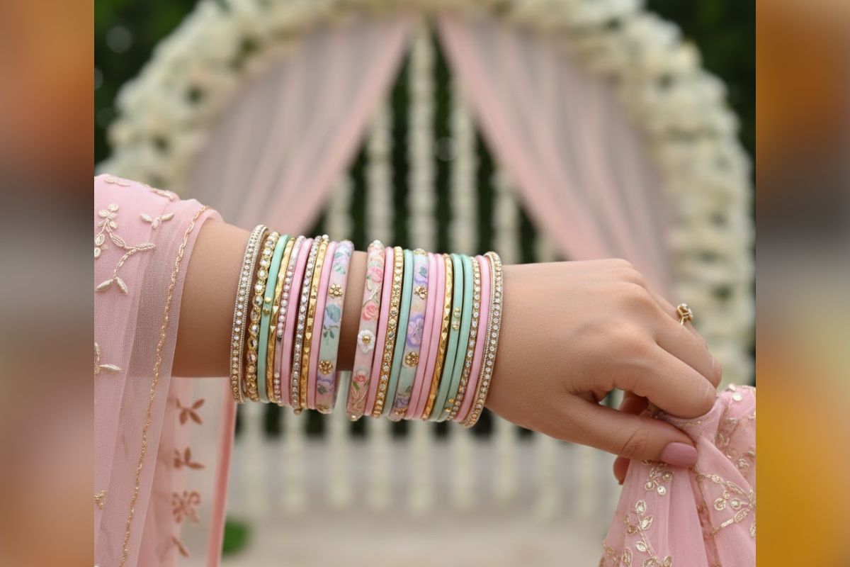 pastel shades bangles
