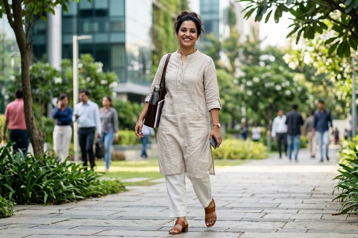 Linen Kurti