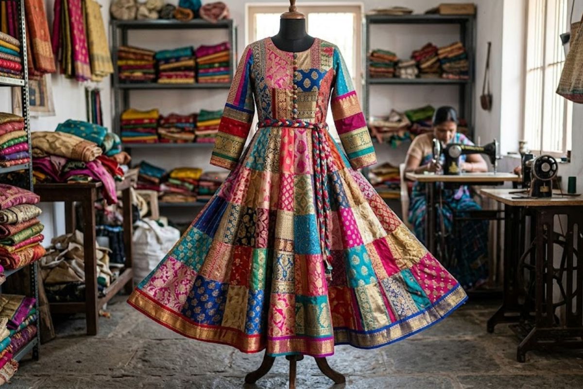 Patchwork for a Dress or Gown