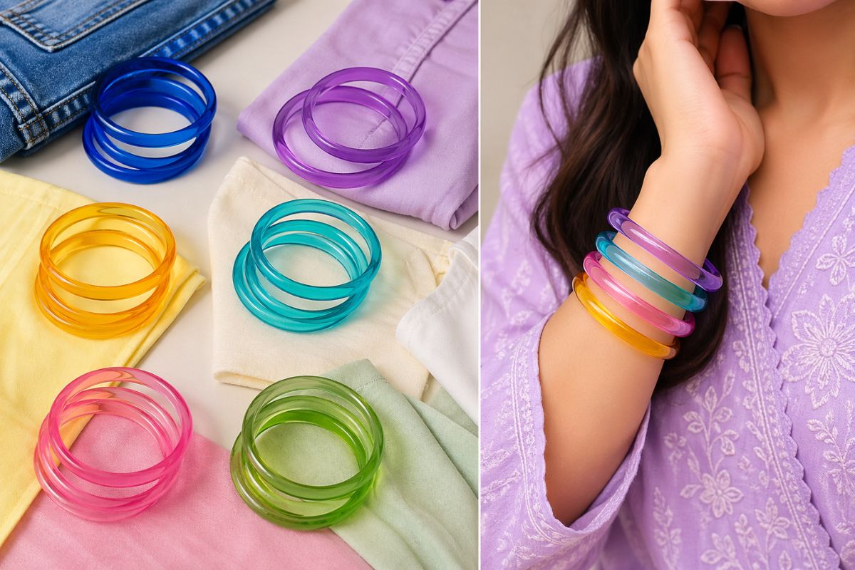 हाथों की खूबसूरती है बढ़ानी, तो जेली बैंगल्स को इस तरह करें स्टाइल