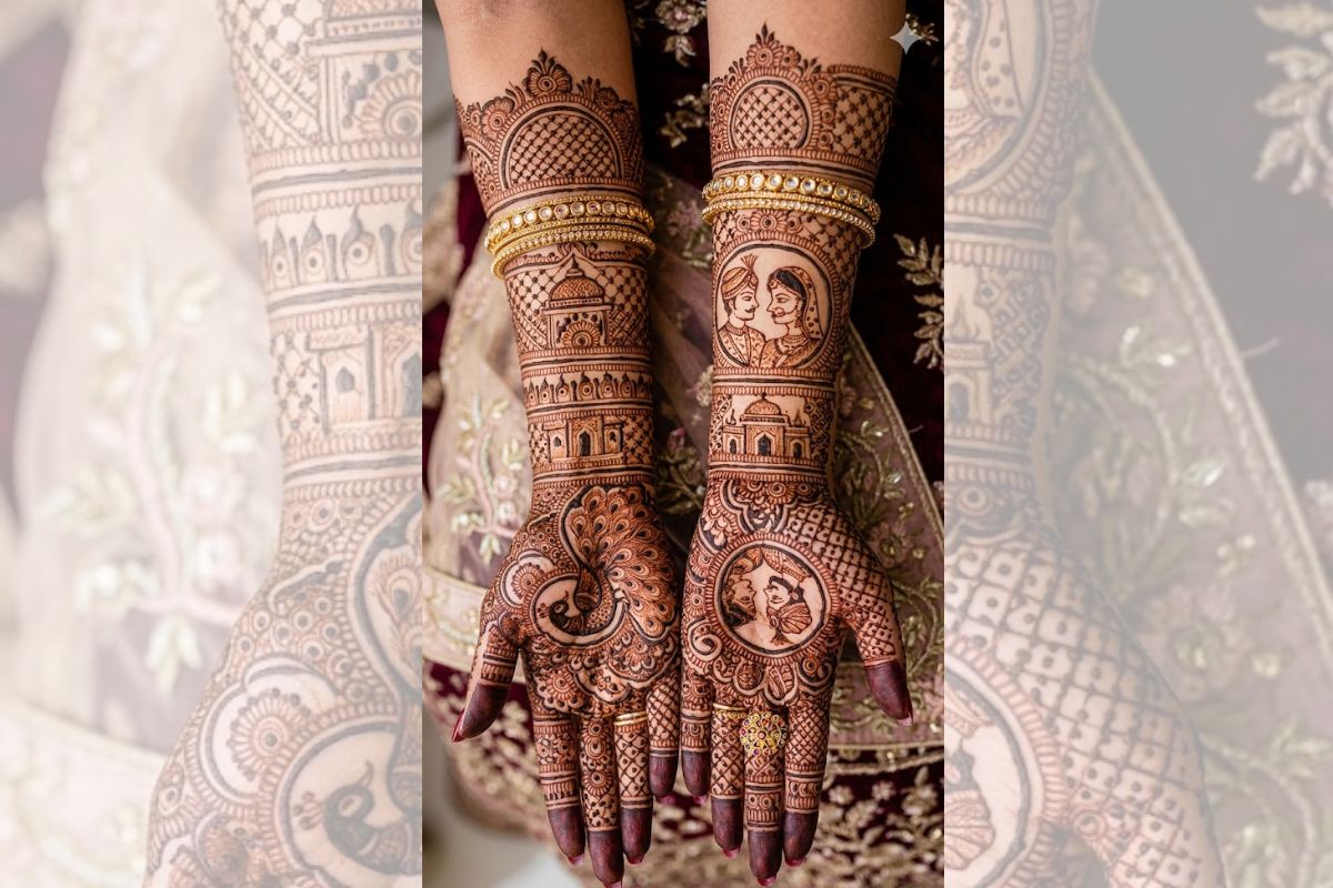 rajshathani mehndi design
