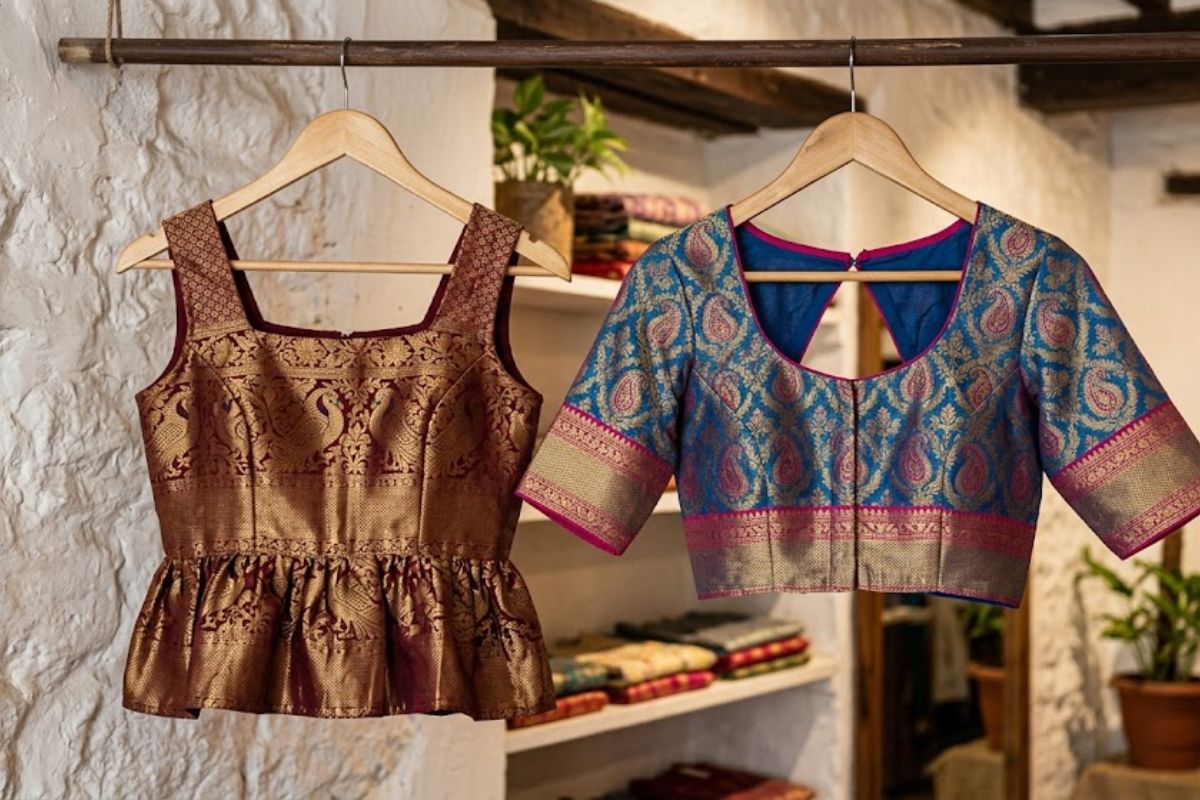 trendy top and blouse