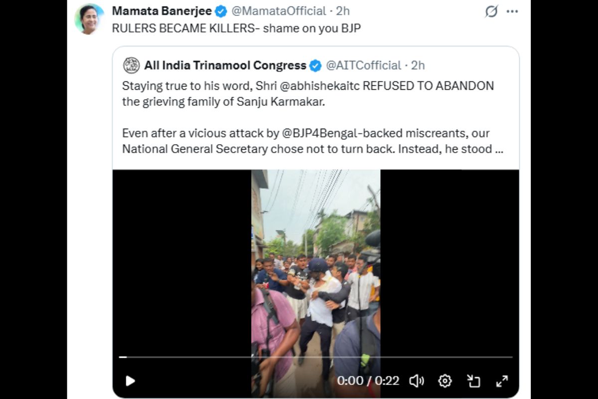 शासक ही बन गये हैं हत्यारे, BJP को शर्म आनी चाहिए, सोनारपुर में अभिषेक पर हमले के बाद फूटा ममता बनर्जी का गुस्सा