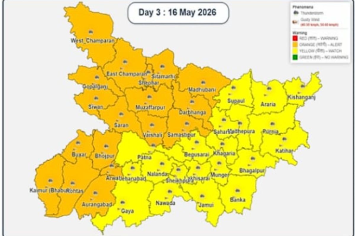 आज पूरे बिहार में आंधी-बारिश की चेतावनी, जानिए कब तक मॉनसून की होगी एंट्री