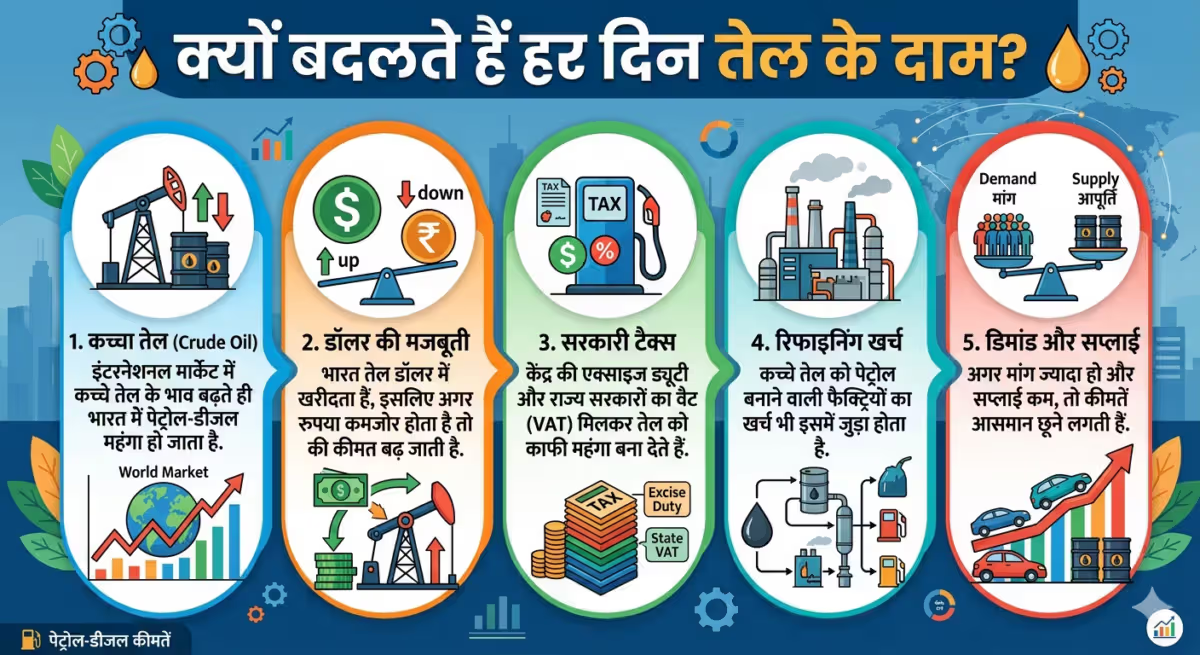पेट्रोल-डीजल 3 रुपये महंगा, फटाफट चेक करें आपके शहर का नया रेट 