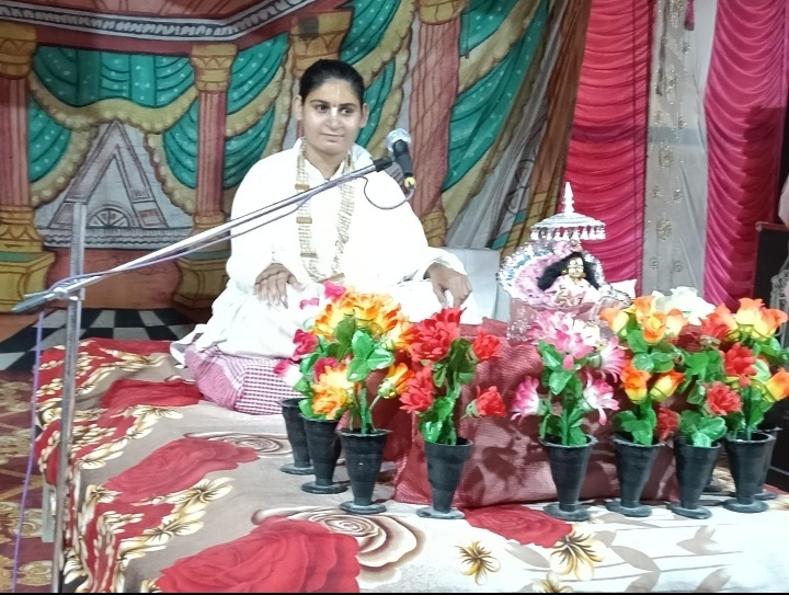 श्रीकृष्ण की बाल लीलाओं का कथा सुन भाव विभोर हुए श्रोता