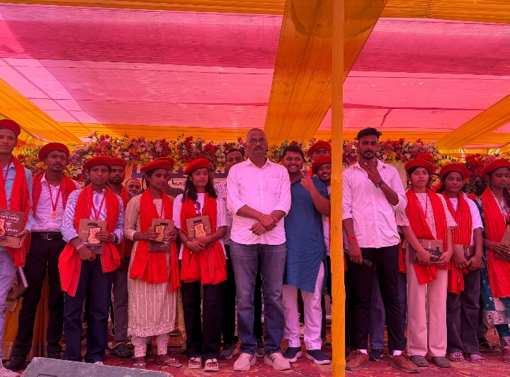 बिहार पुलिस में चयनित 34 अभ्यर्थियों को किया गया सम्मानित