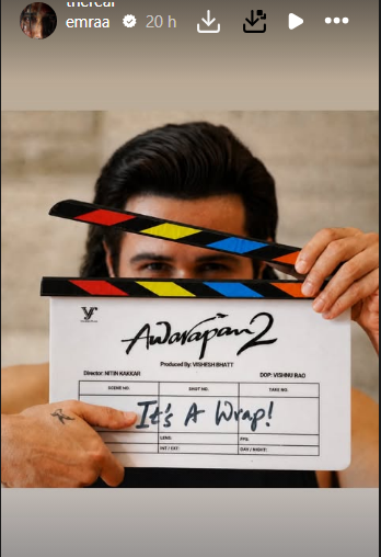 Emraan Hashmi ने पूरी की Awarapan 2 की शूटिंग, शेयर किया ‘इट्स अ रैप’ मोमेंट