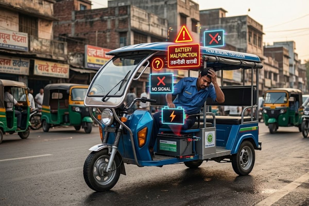 पटना में 3 दिनों से हो रही ई-रिक्शा बैटरी हैकिंग, दिनभर में बंद हुई 300 गाड़ियां, जानिए चीनी एप से कैसे हो रहा खेल