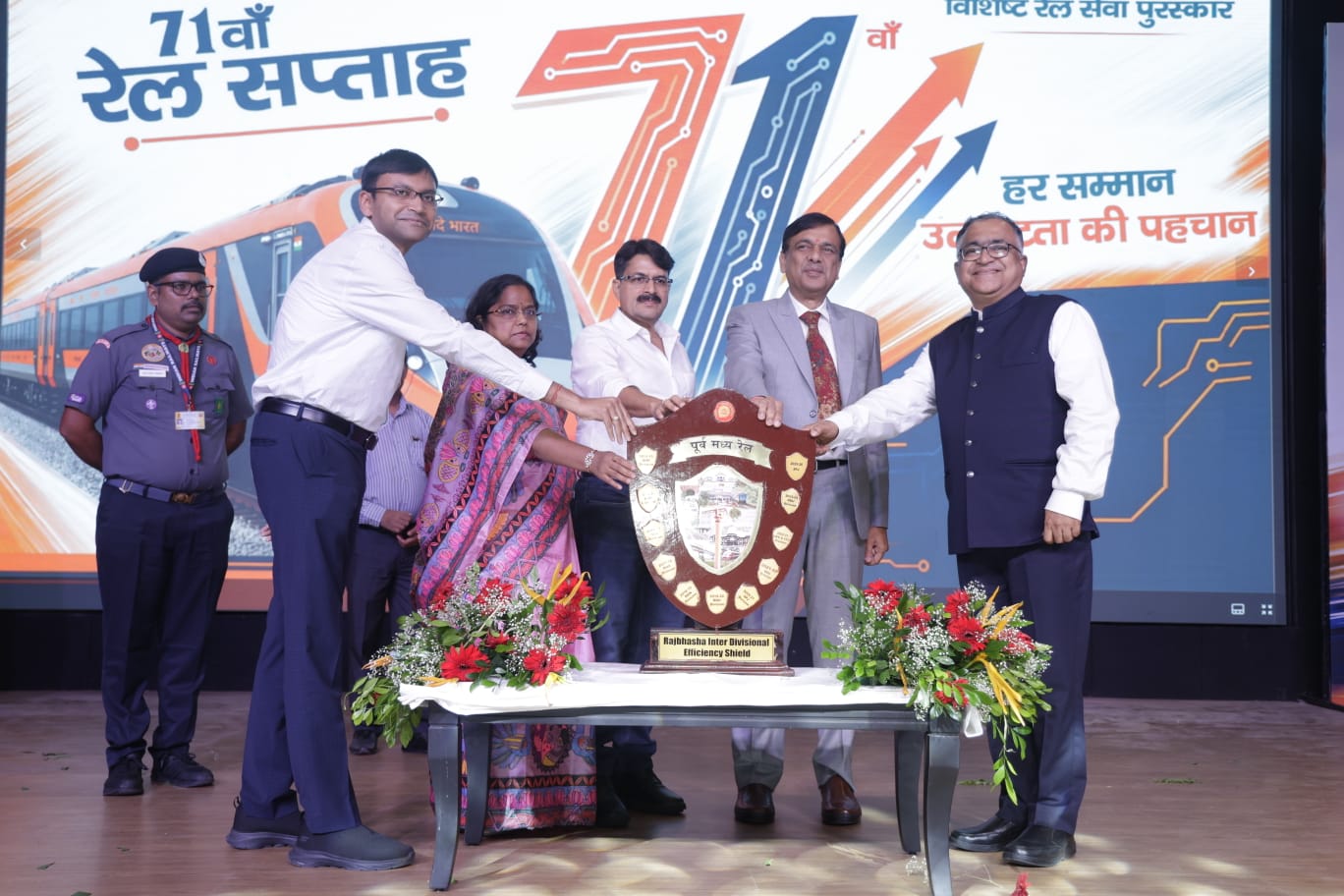 71वें विशिष्ट रेल सेवा पुरस्कार–2026 का आयोजन, समस्तीपुर मंडल का शानदार प्रदर्शन
