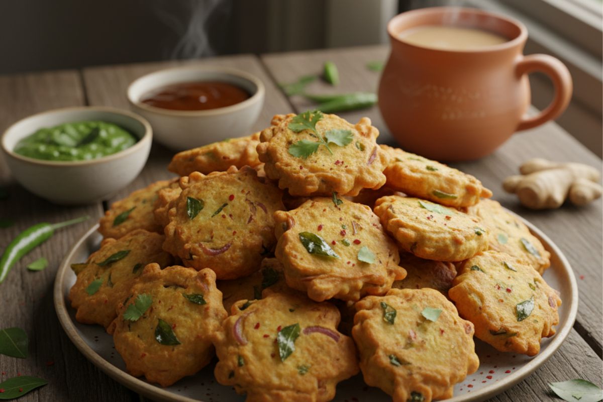 Evening Snacks: शाम की भूख मिटाने का परफेक्ट इलाज, गरमा गरम चाय के साथ ट्राई करें ये 5 क्रिस्पी और चटपटे स्नैक्स 4 pakori